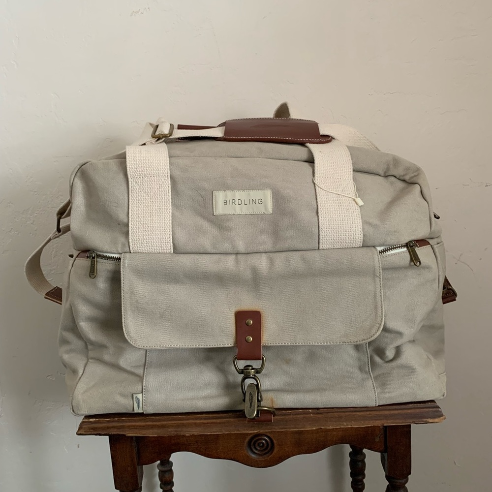 Birdling Overnighter Bag in Grey